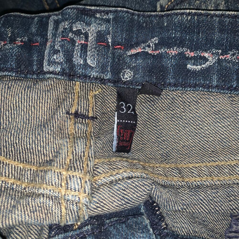 !It Jeans Diva Dark Blue Flare Jeans Size 32 - Picture 6 of 9